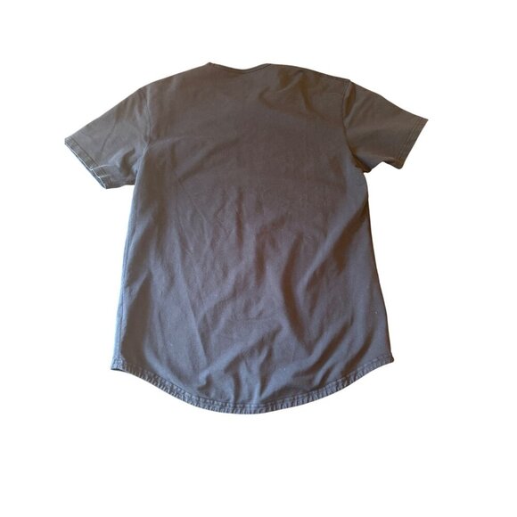 BYLT Premium Basics Drop-Cut S/S Mens Shirt LUX Size L Black Workout Athletic - Picture 5 of 5